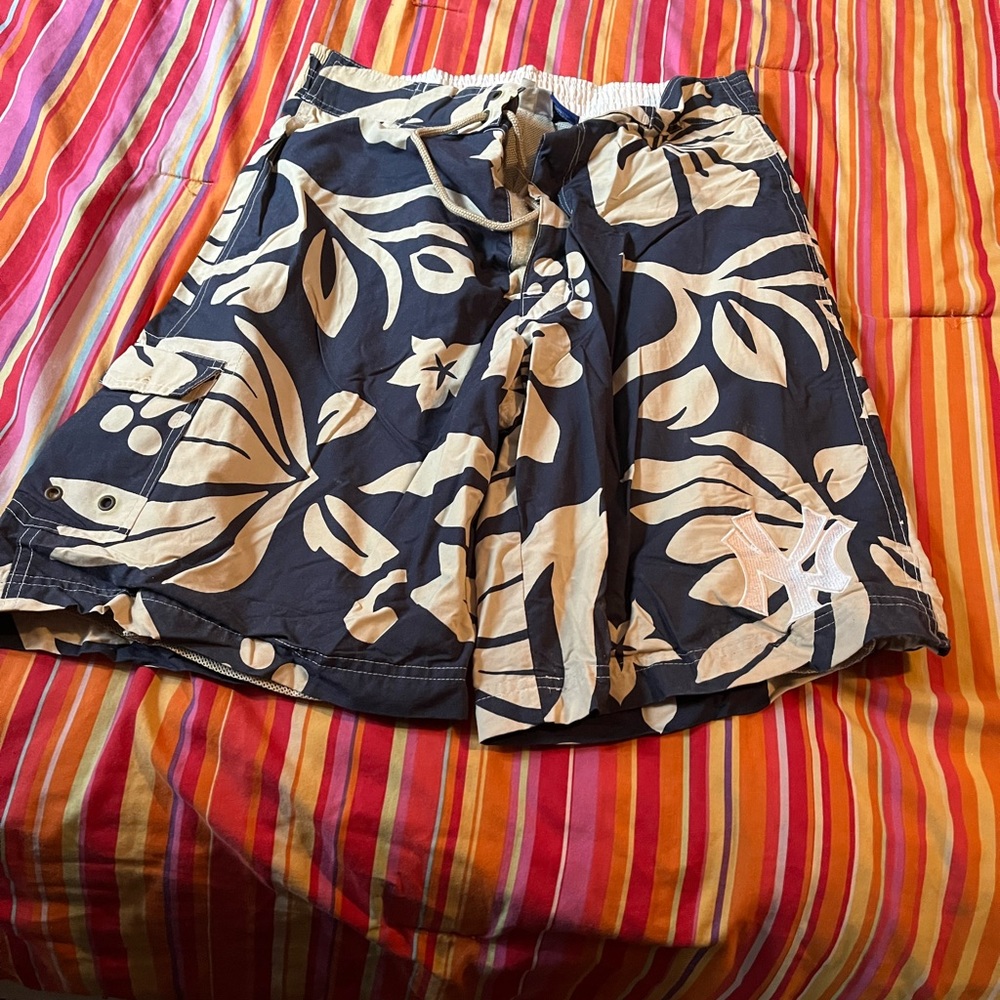 Vintage Yankees swimsuit board shorts